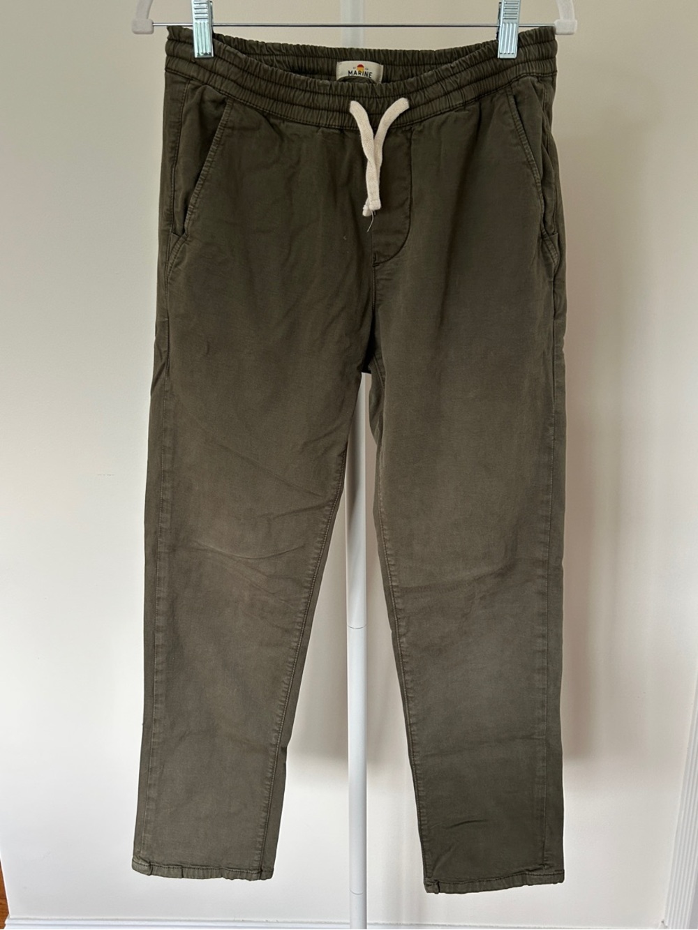 Marine Layer Olive Drawstring Joggers